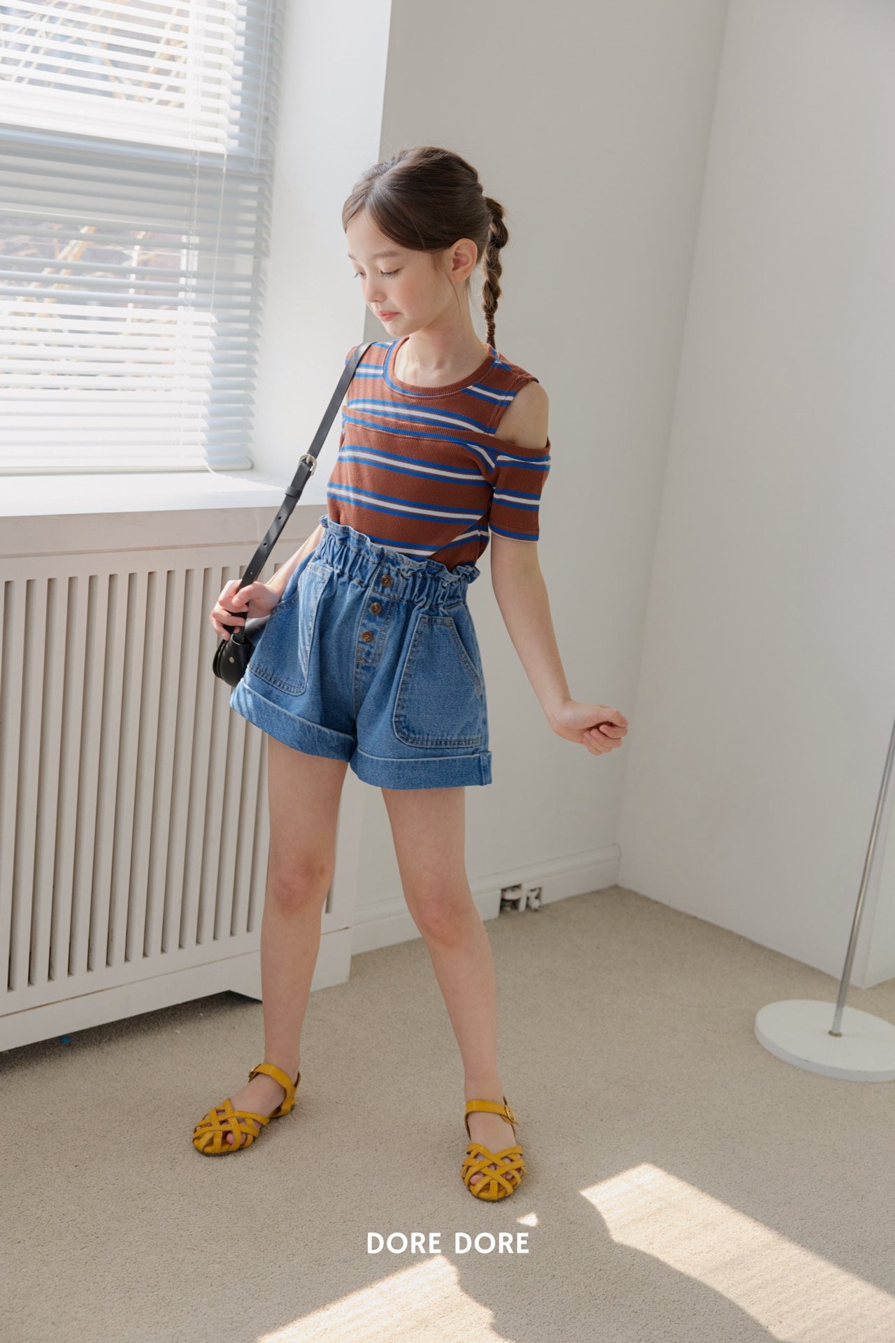 [DOREDORE] Banding Roll-up Shorts (13/15) / [도레도레] 밴딩롤업반바지 (13/15)