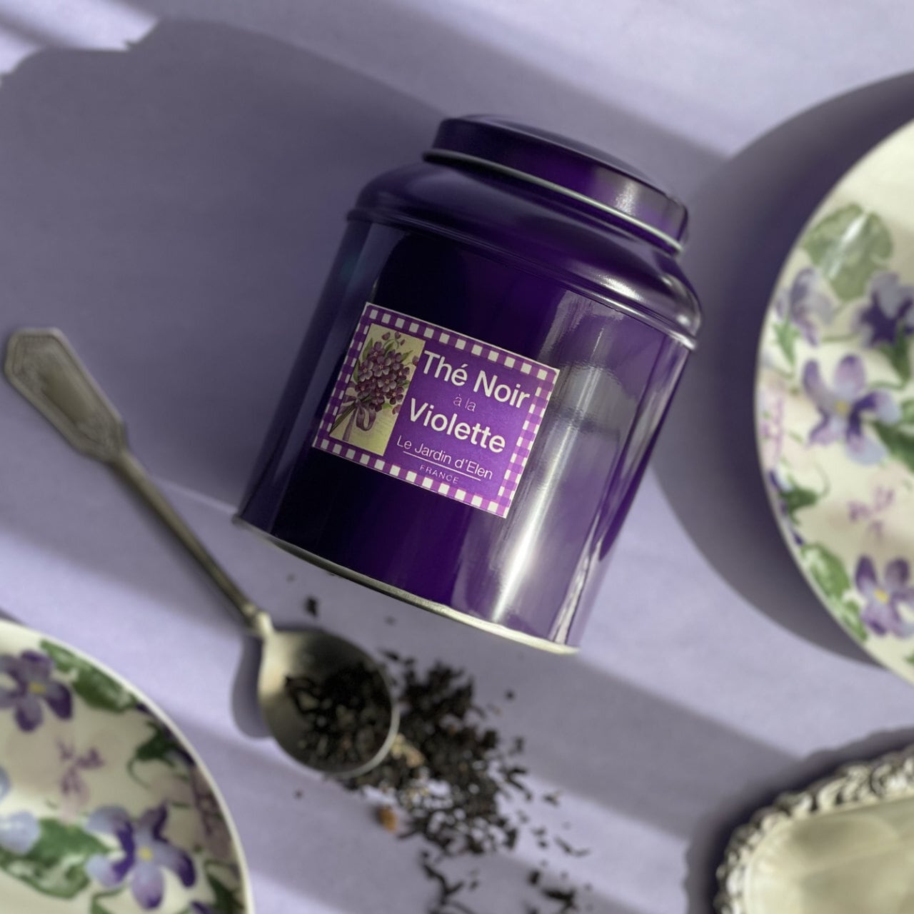 リモージュ　Tharaud 『Violet～スミレ』 スミレ紅茶 130g La Maison de la Violette フランス/トゥールーズ