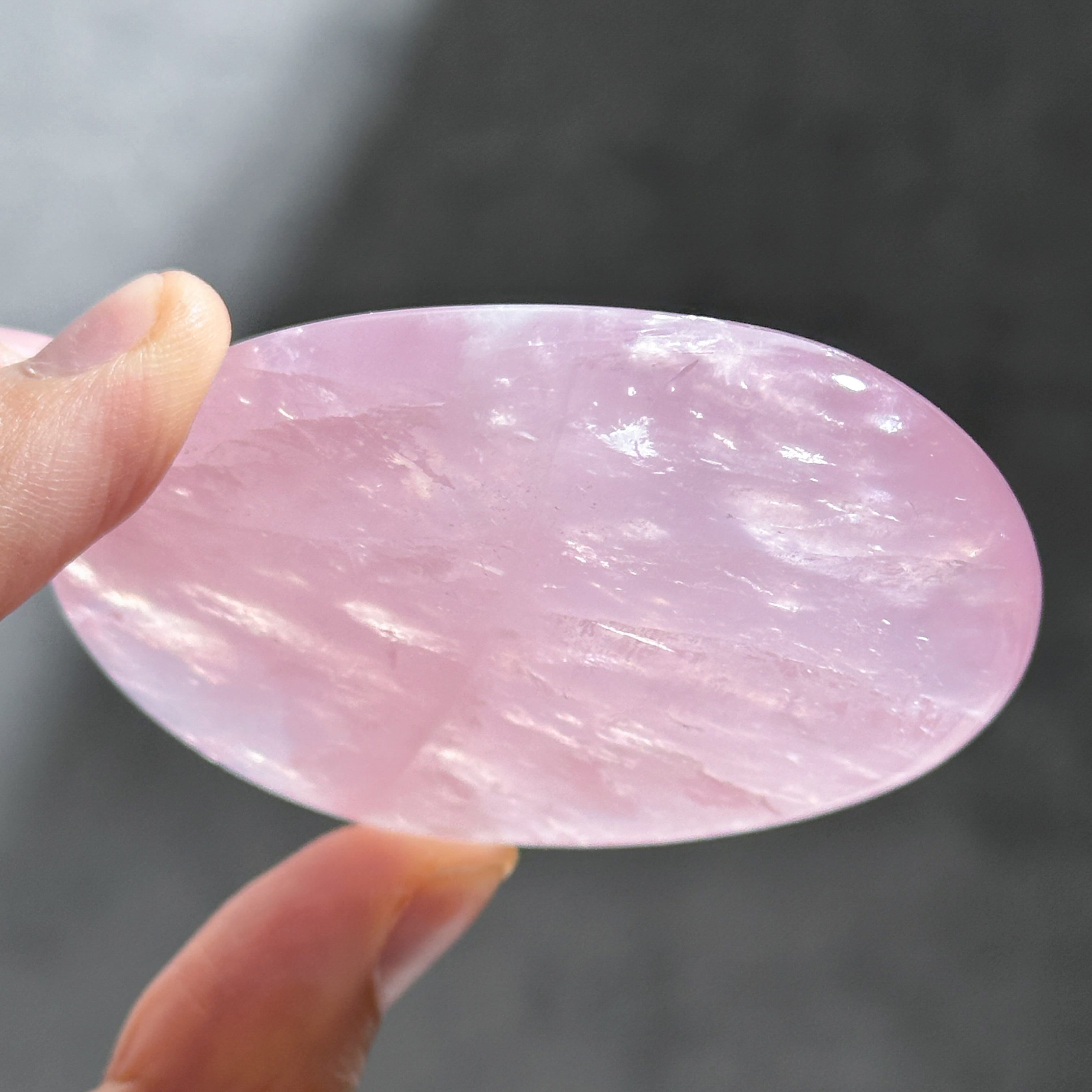 ローズクォーツ パームストーン15◇ Rose Quartz ◇ 天然石・鉱物