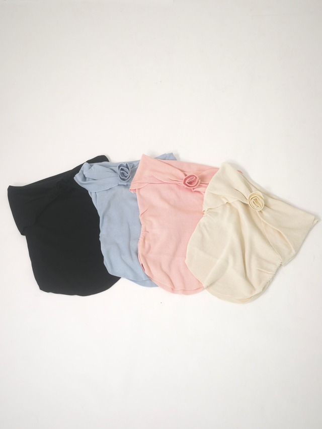 rose off shoulder knit