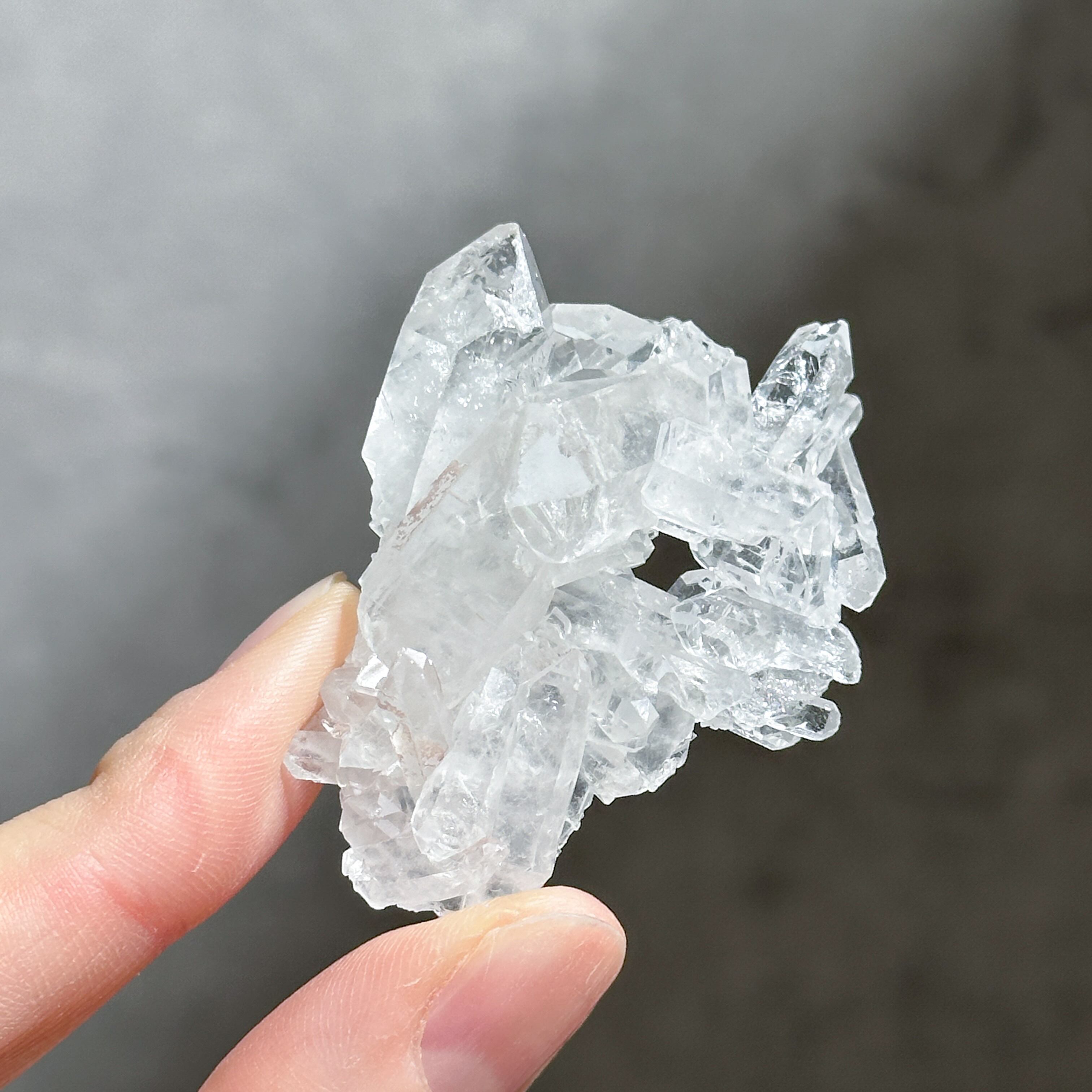 ⭐︎ゼッカ産水晶クリアクォーツ ゼッカ産水晶クリアクォーツ クラスター38◇ Clear Quartz From