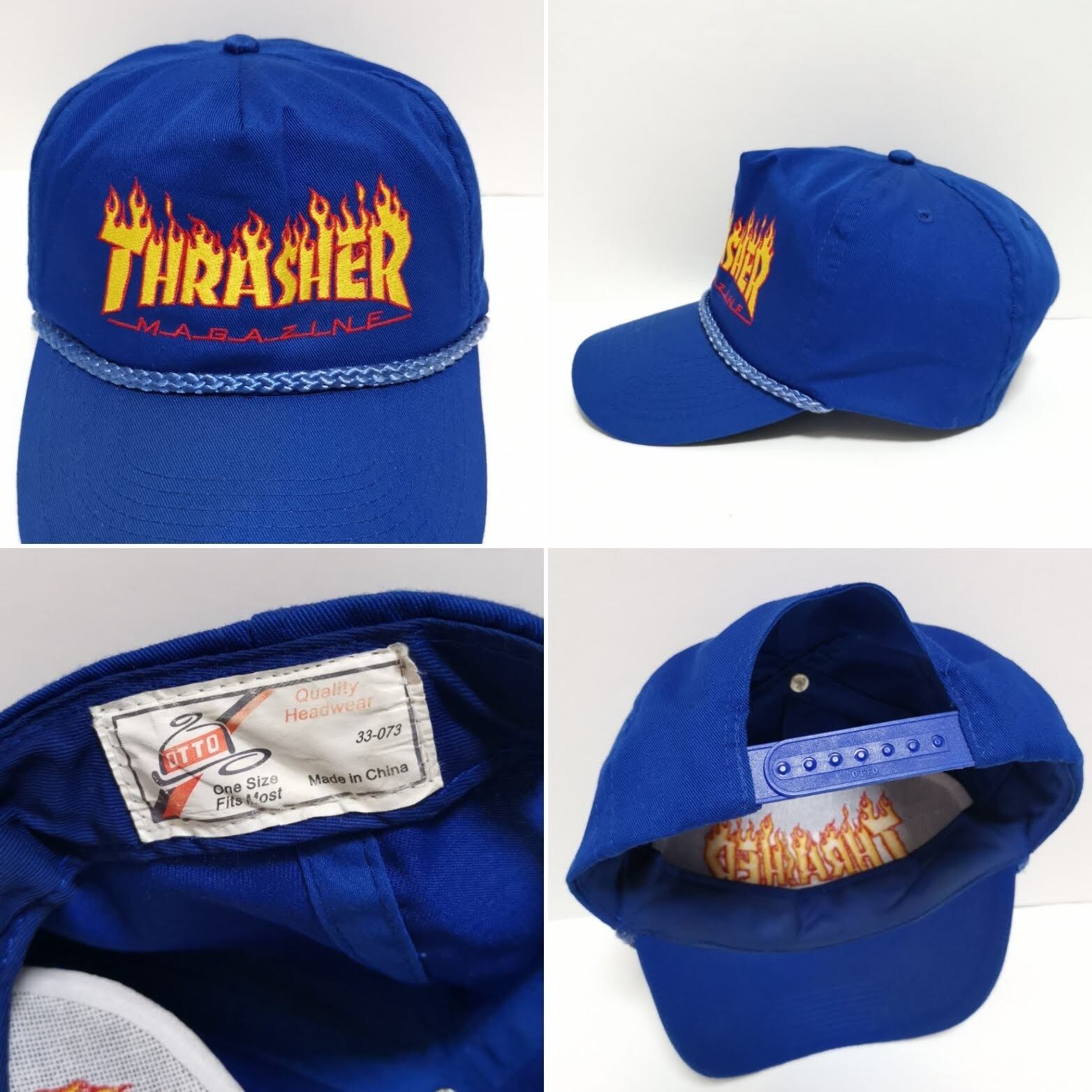 90s THRASHER CAP スラッシャー ツートン トラッカー キャップ