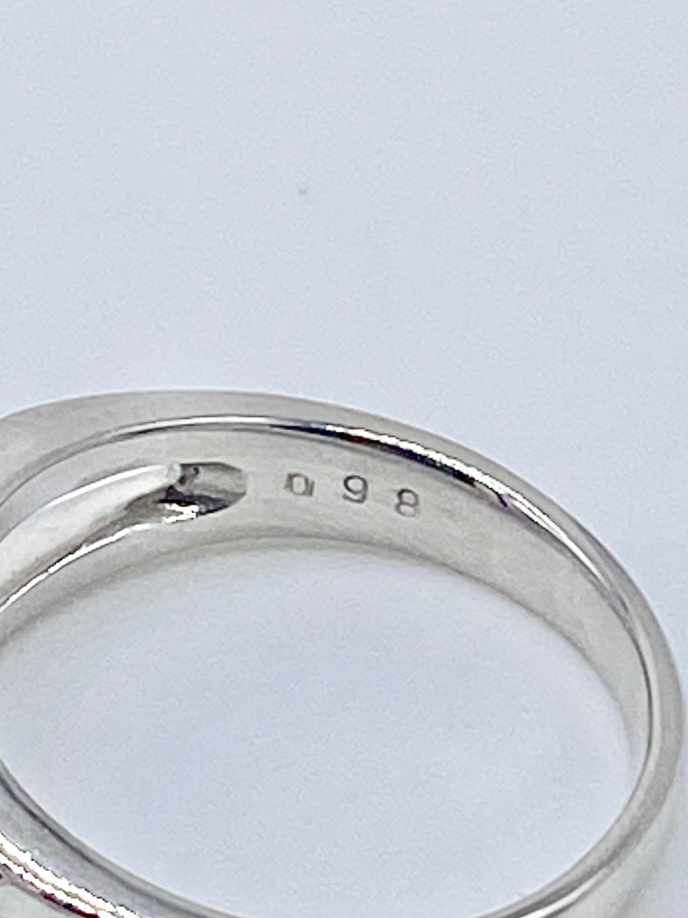 タンザナイト 0.98/ダイヤ計0.12ct Pt900リング タンザナイト 0.98/ダイヤ計0.12ct Pt900リング