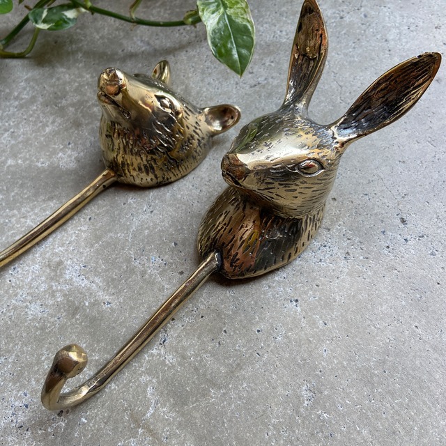 BRASS フック ウサギ Ⅱ KELINCI 真鍮 RABBIT うさぎ | BULAN