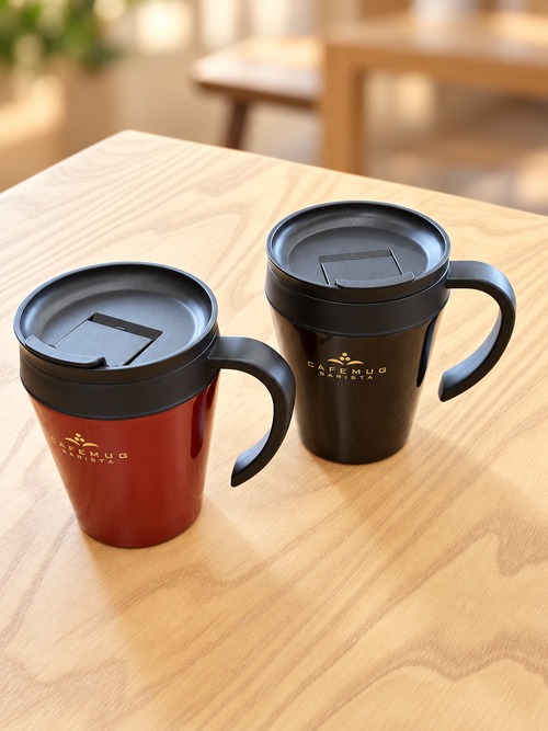 カフェマグバリスタ 真空蓋付マグカップ 330ml