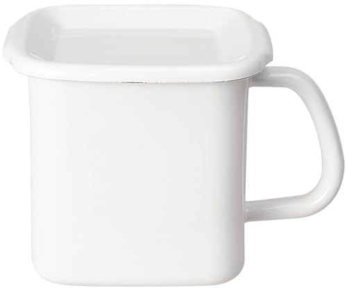 キッチン・食器 コンポストビン ホーロー 白 ミルク缶