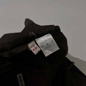 Mademoiselle NON NON マドモアゼルノンノン リネン&シルク混 チェック柄 クロップドイージーパンツ M/ブラウン