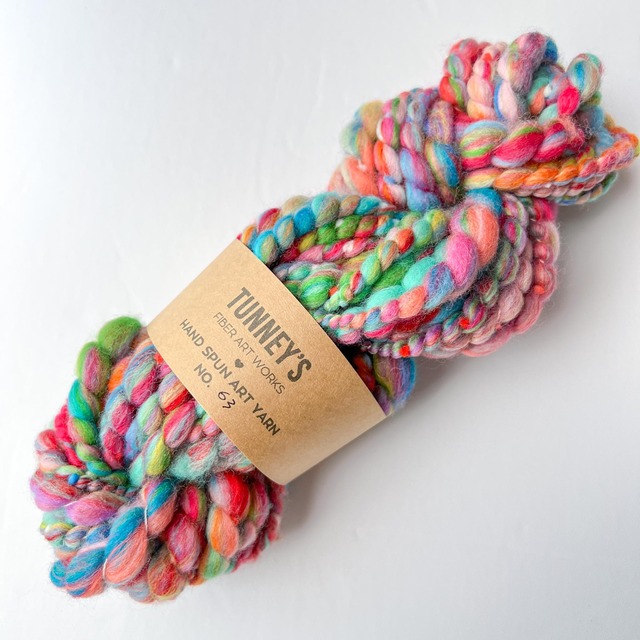 Hand spun art yarn｜No.63