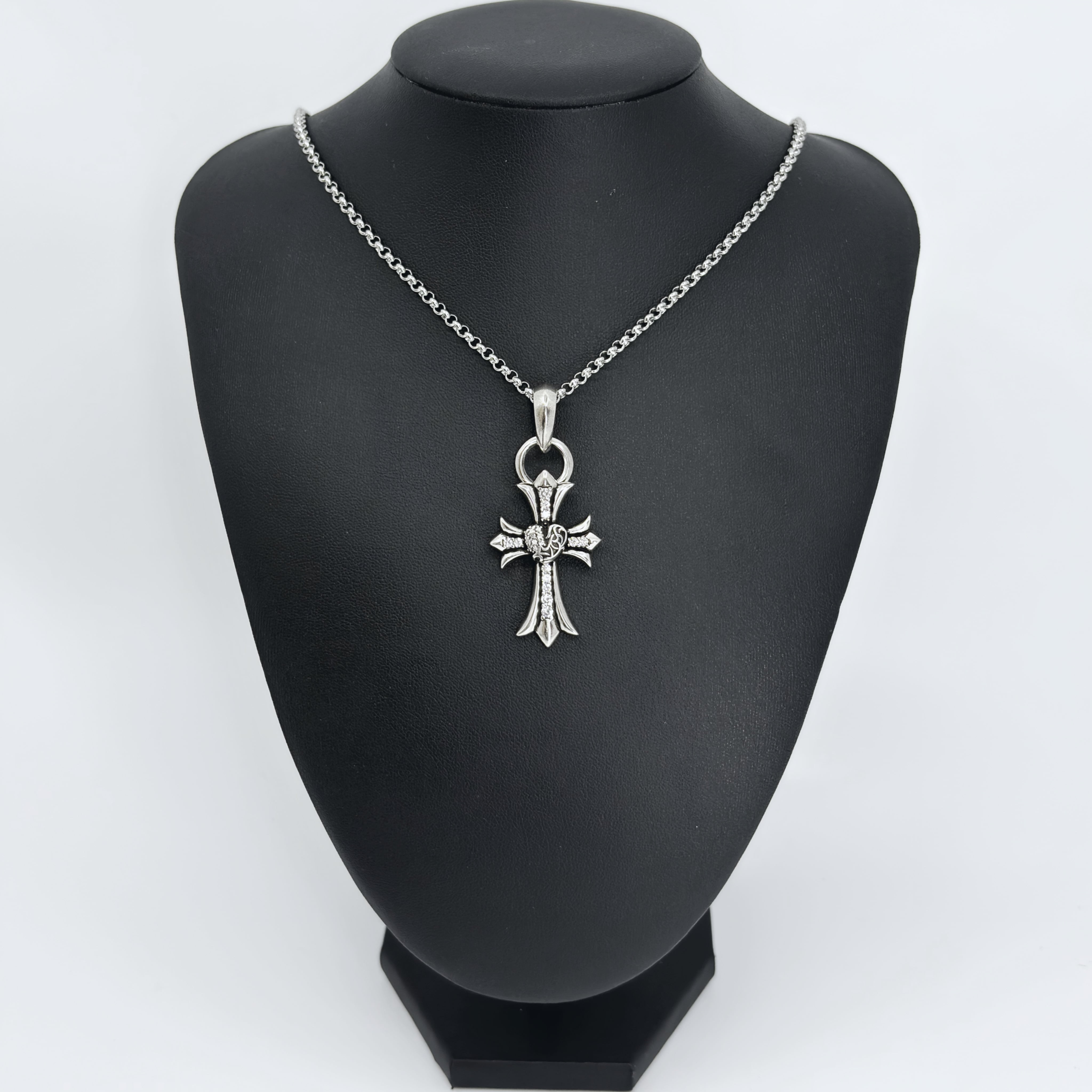 クロスハートネックレス sv925 | crossluxury