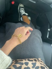 ss coin bracelet