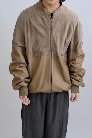 1980s italy made leather blouson