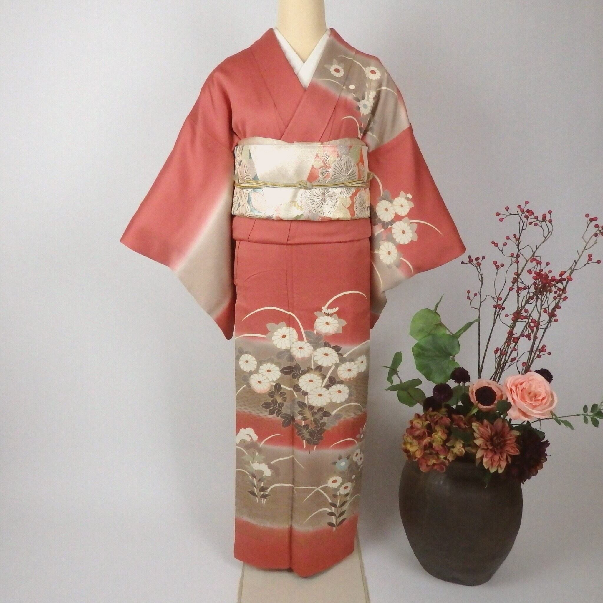加賀友禅訪問着953 | リサイクル着物と着物ジャケットLa遇 Used Kimono