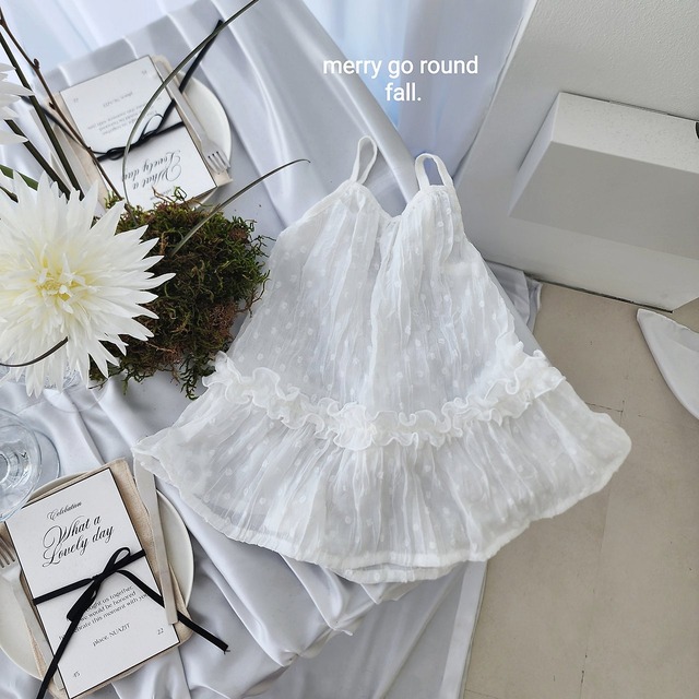 【取寄】merry go round｜wrinkle dress｜ウィンクルワンピース｜XS-2XL｜kids｜26 autumn