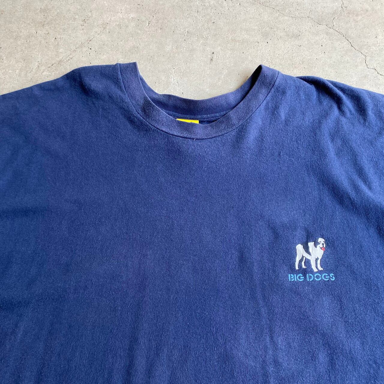 超ビッグサイズ 90年代 ヴィンテージ BIG DOGS バックプリントTシャツ 