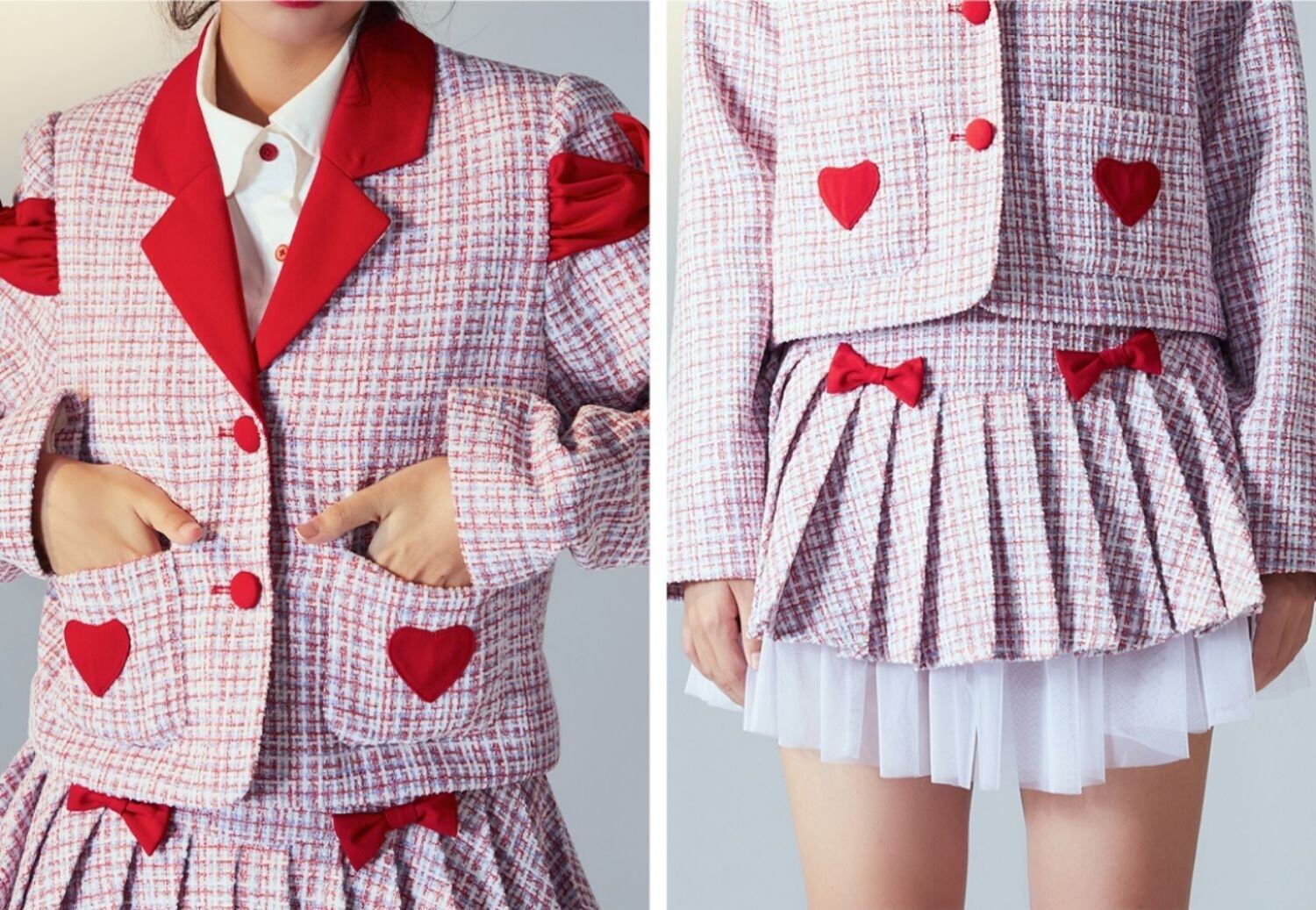 スカート】セットアップ ボトムス ガーリー 制服 スカート ロンドン