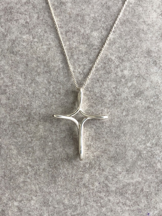 Tiffany & Co. ティファニー ネックレス シルバー オープンクロス 925 vintage ヴィンテージ オールド h43x6c