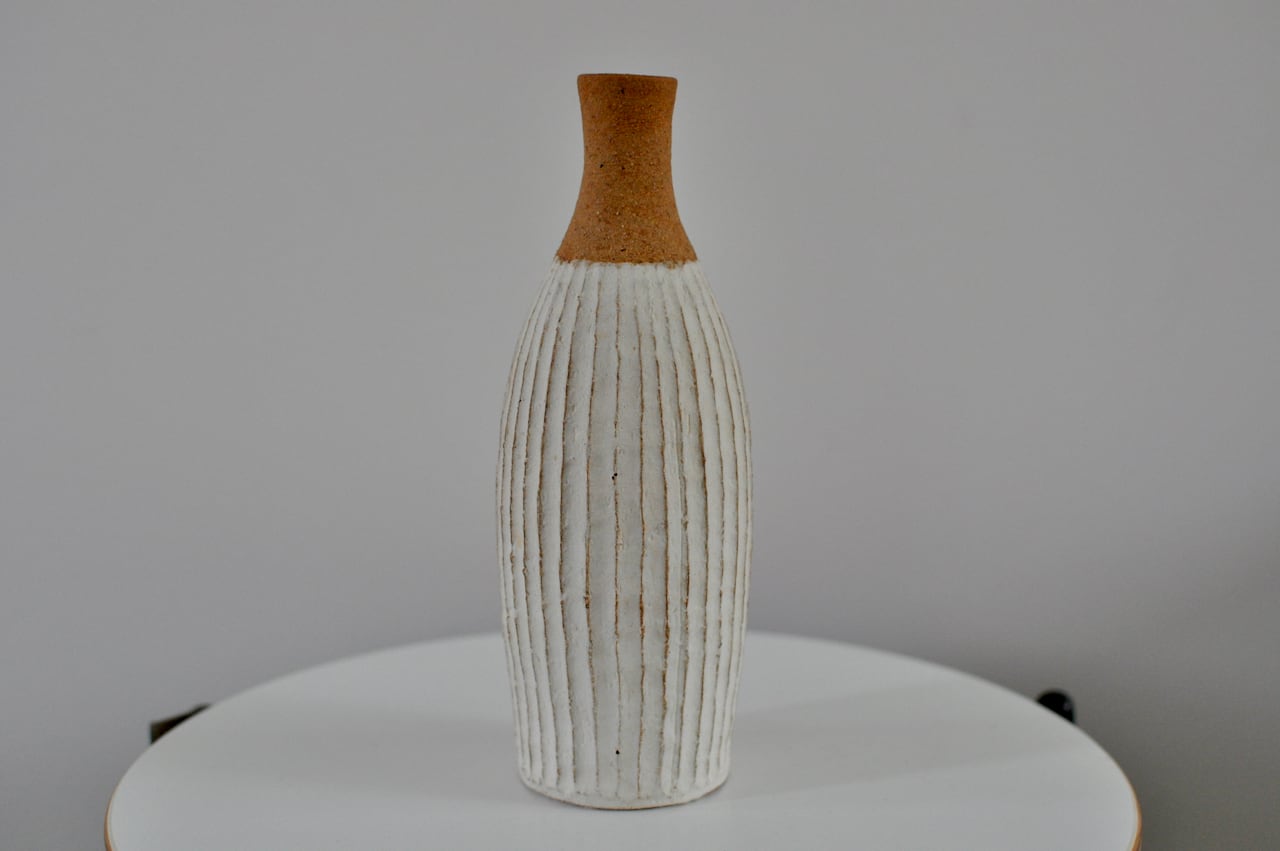 備前焼作家・大谷敬二郎作　浅切広口花器/大作 備前焼作家・大谷敬二郎作 浅切広口花器/大作 - メルカリ