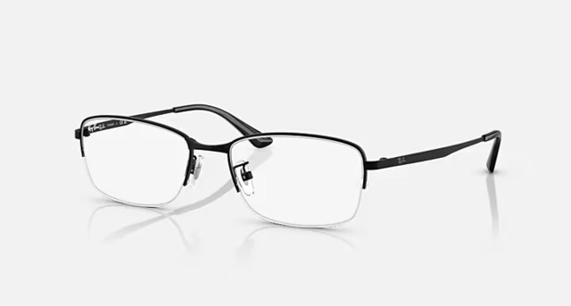 【Ray-Ban】スクエアナイロールフレーム　マットブラック