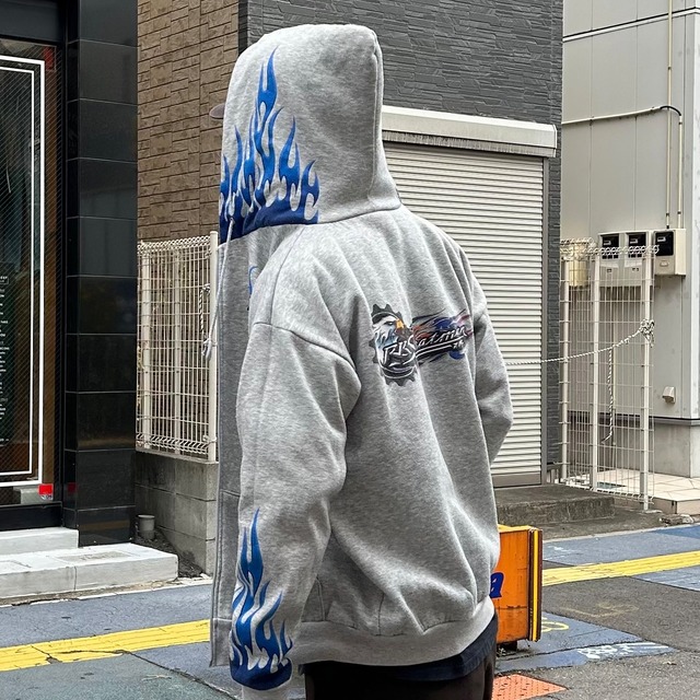 希少 スペシャルビンテージ ハーレー スカル ファイヤー フレイム