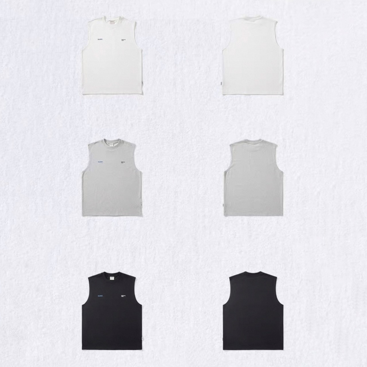 Surf logo sleeveless muscle tee 1465 - 15