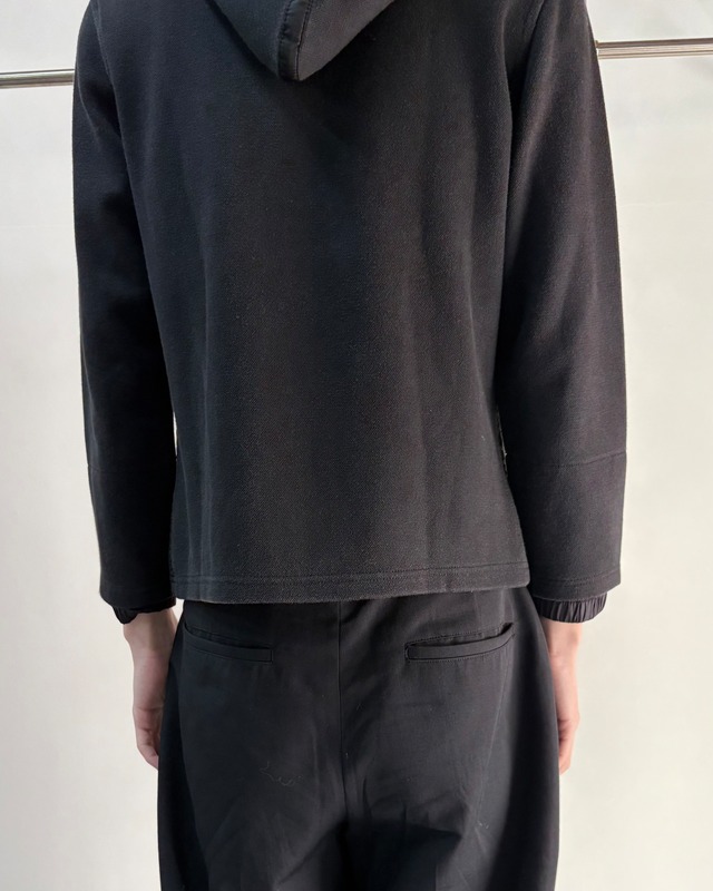 【PRADA SPORT】nylon switching zip up hoodie