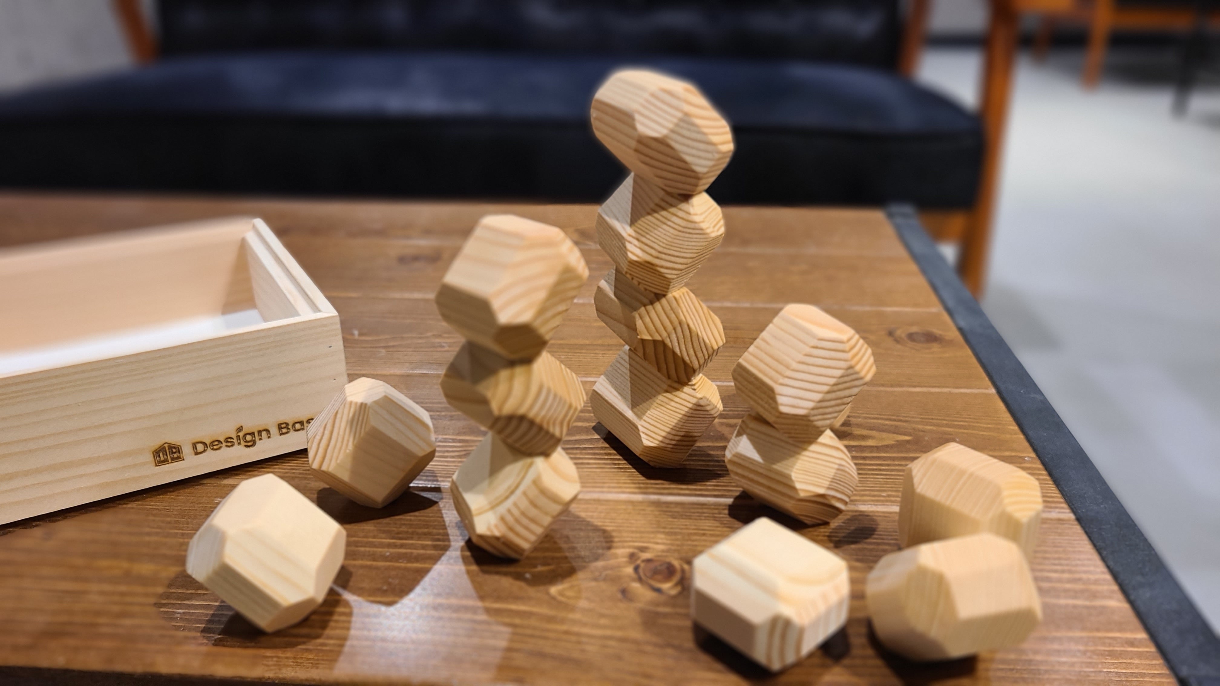 CUBE積み木16P （ノンオイル仕上げ） | Design Base