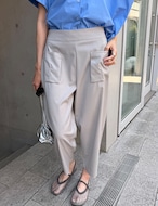 【26ss】Back-Banding Baggy Slacks_2colors