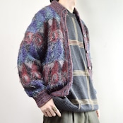 acryl knit blouson