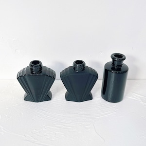 小瓶ブラック  (Tomi glass / トミガラス）