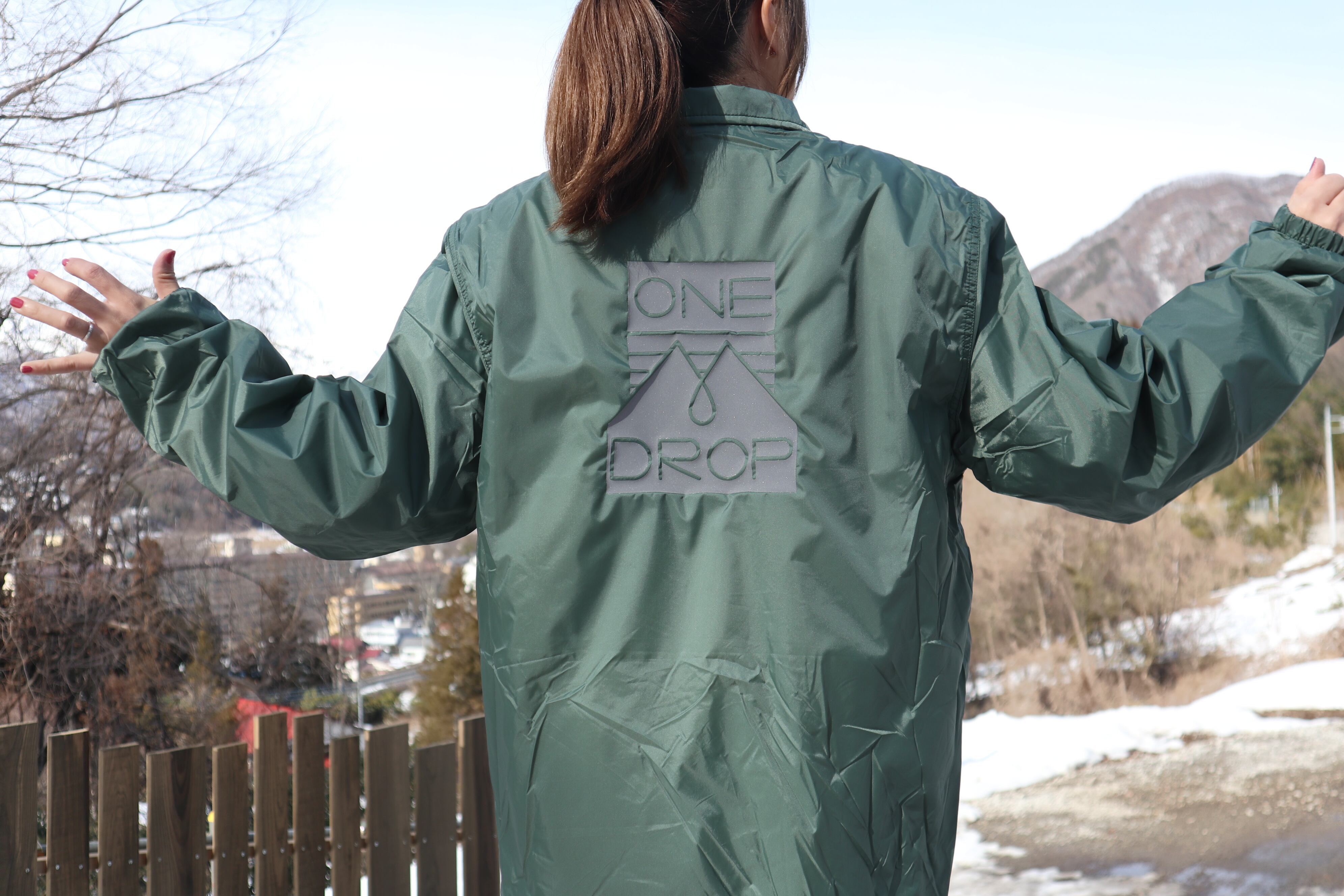 OneDropオリジナル ボアコーチジャケット OneDrop⁺Store【アウトドア、キャンプ、登山用品のお店】