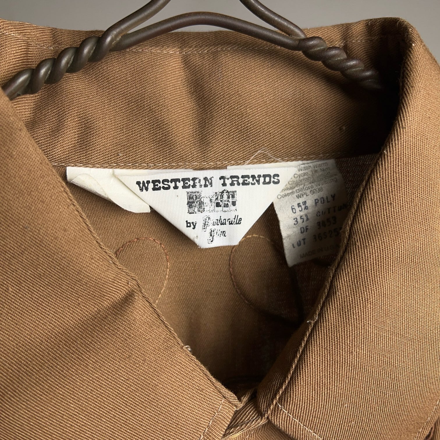 1970's WESTERN TRENDS Embroidered Shirt Jacket 1970年代 ウエスタン