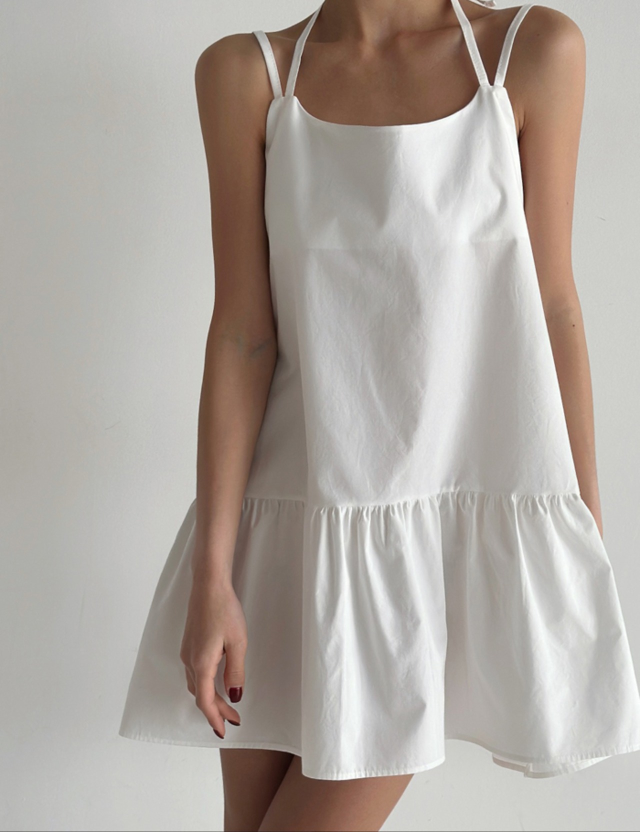 【25ss】Layered Frill Tops(Cotton)_ 2colors