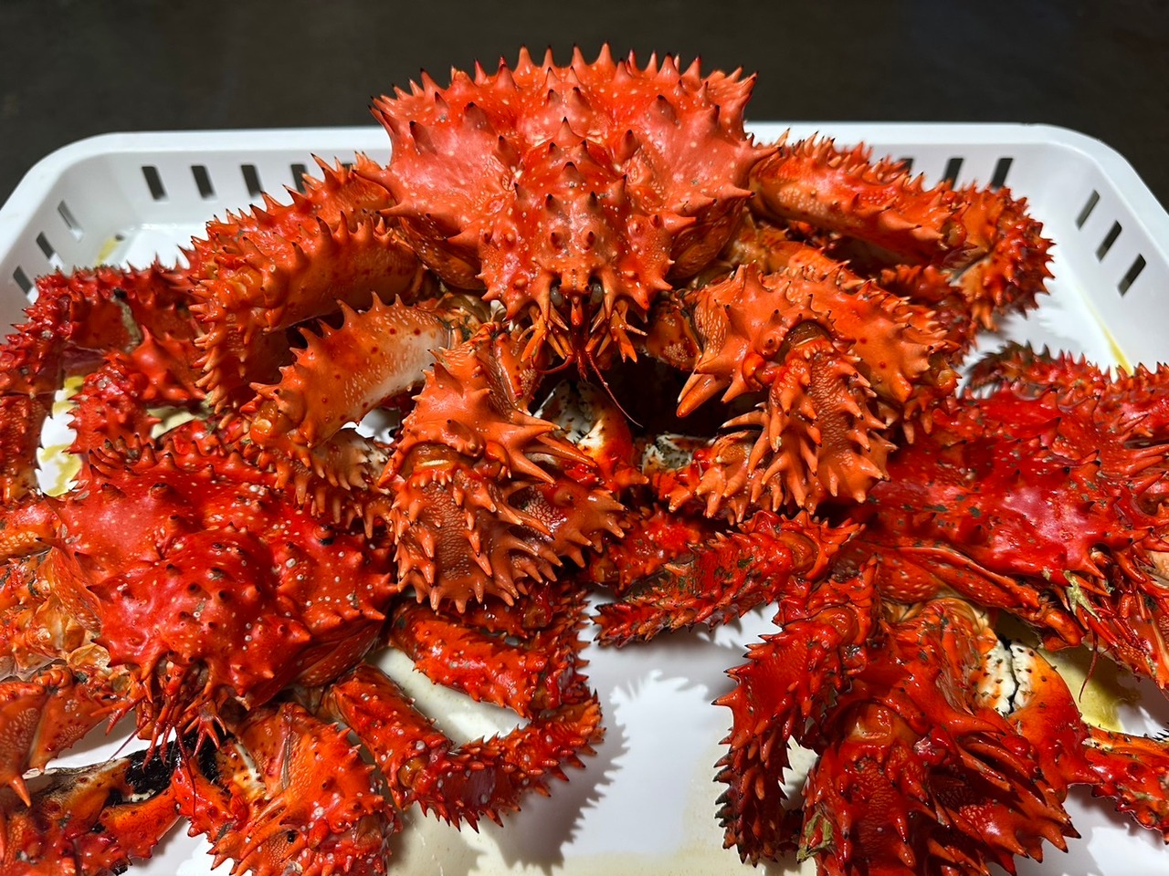 数量限定！！！冷凍ボイル花咲カニ　１ｋｇ（２～３尾）