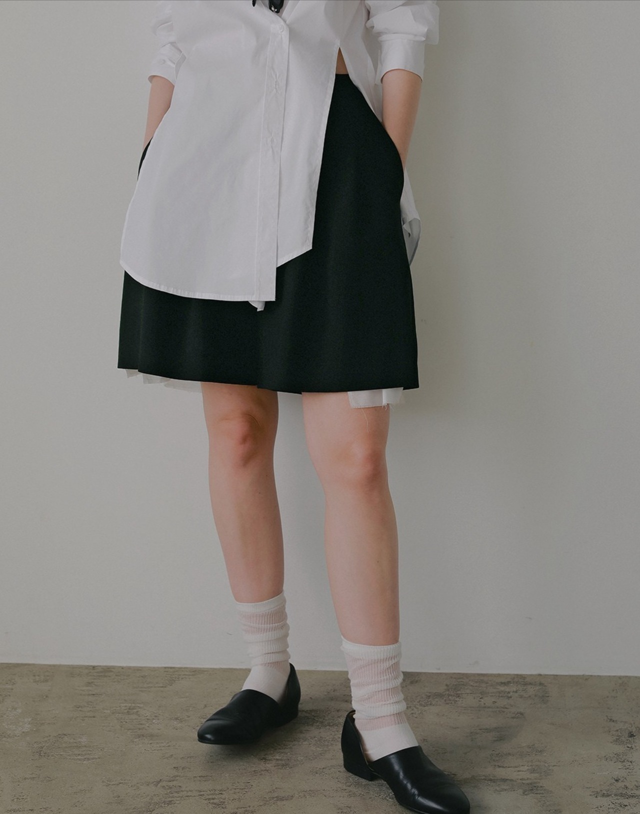 MANOF FLARED SHORT PANTS 2色展開