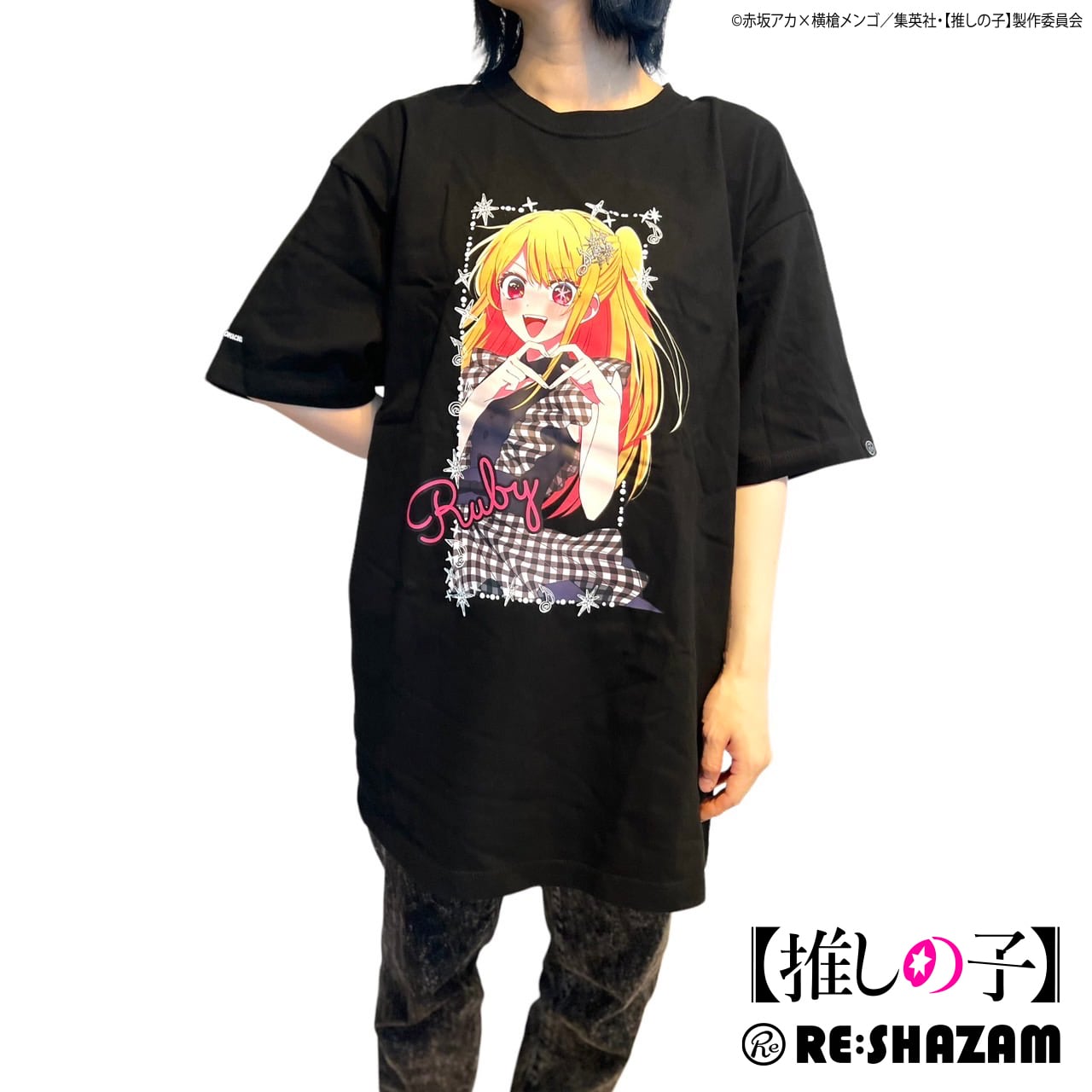 推しの子】B小町-Noir-ルビー Tシャツ(描き下ろしイラスト商品) | Pay ID