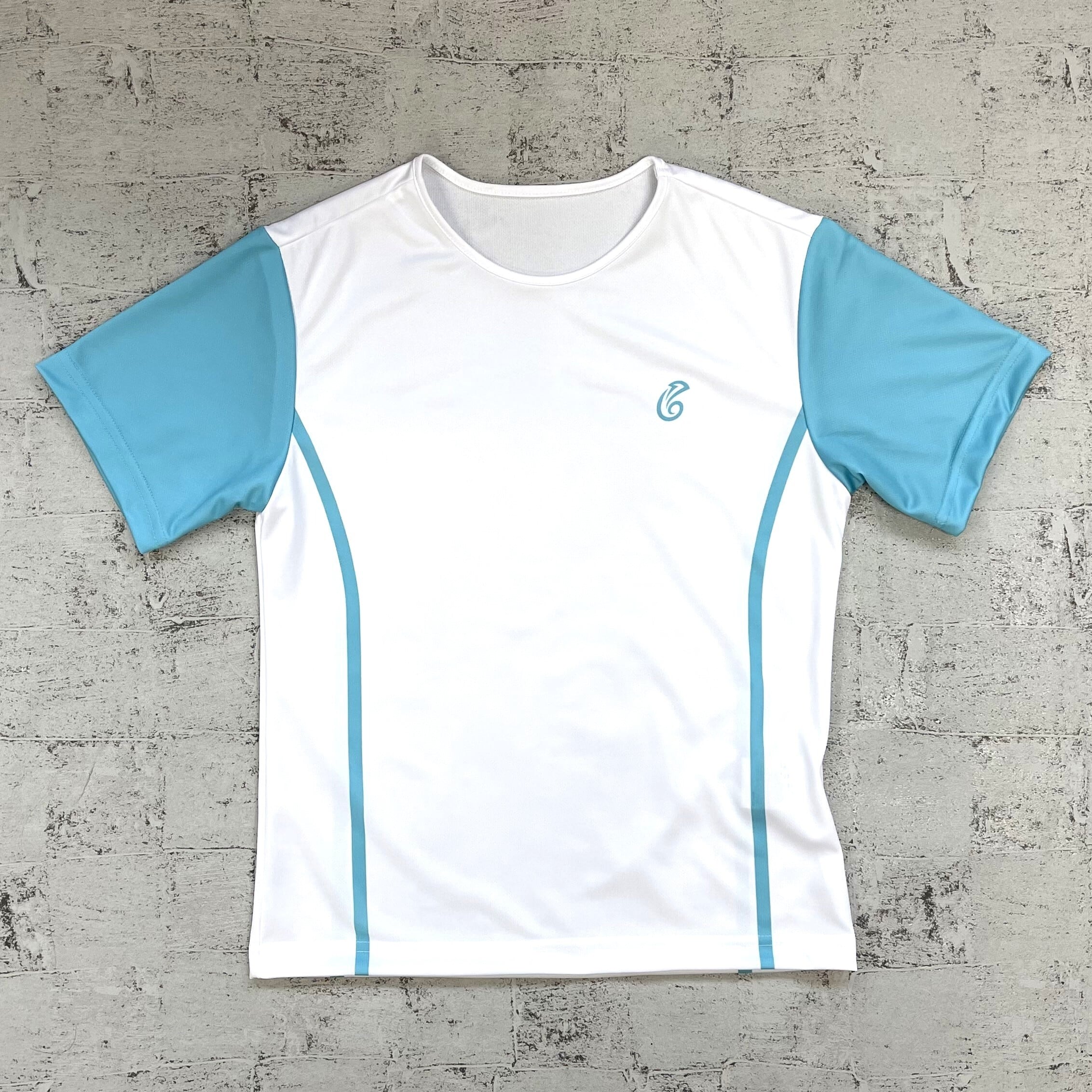 ジュニア 女子 ゲームシャツ 25JLSA【white × light blue】