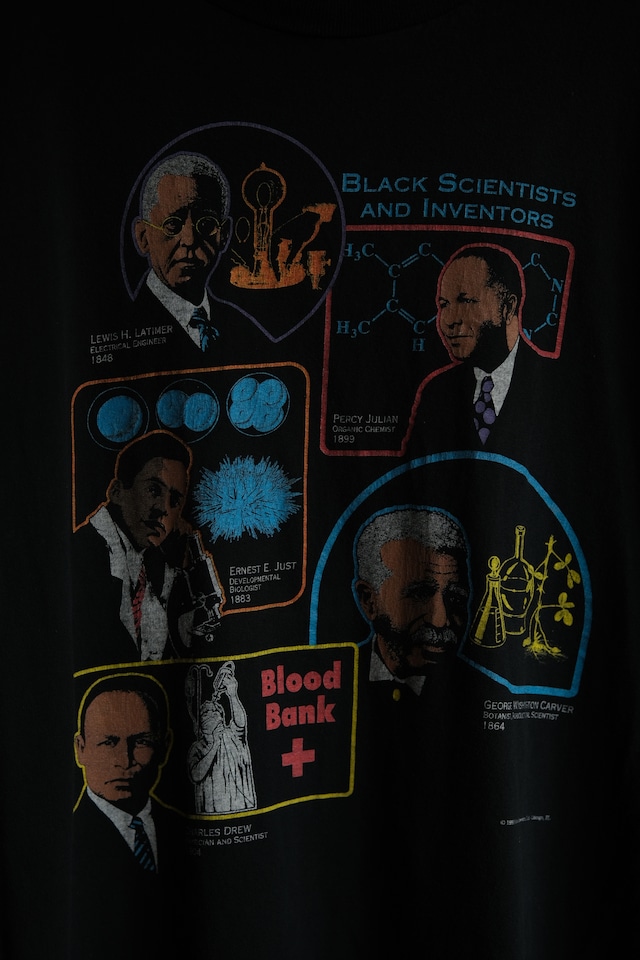 Utah/90's "Black Scientists and Inventors" print tee shirt