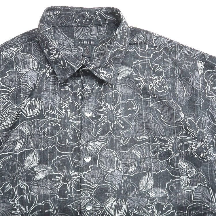 a*様 ヴィンテージ　Van Heusen 半袖アロハシャツ 古着 バンヒューセン VAN HEUSEN アロハシャツ ハワイアンシャツ 半袖