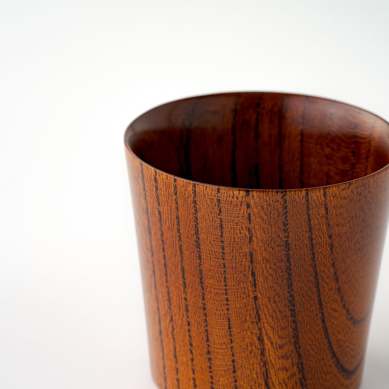 欅造り拭き漆猪口 | 漆工房 攝津