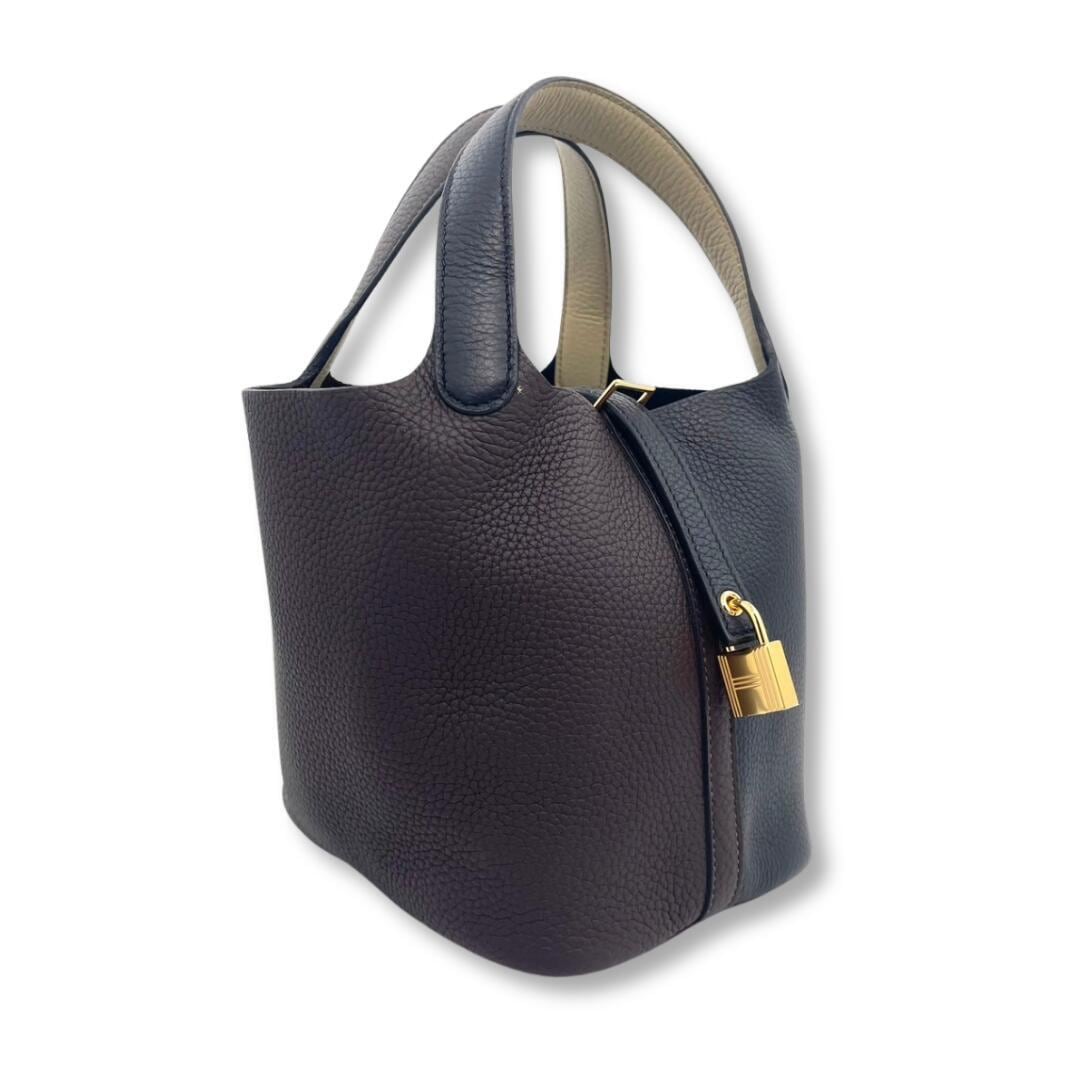 HERMES エルメス ピコタンロックPM 18 カザック2 ノワール マカサー