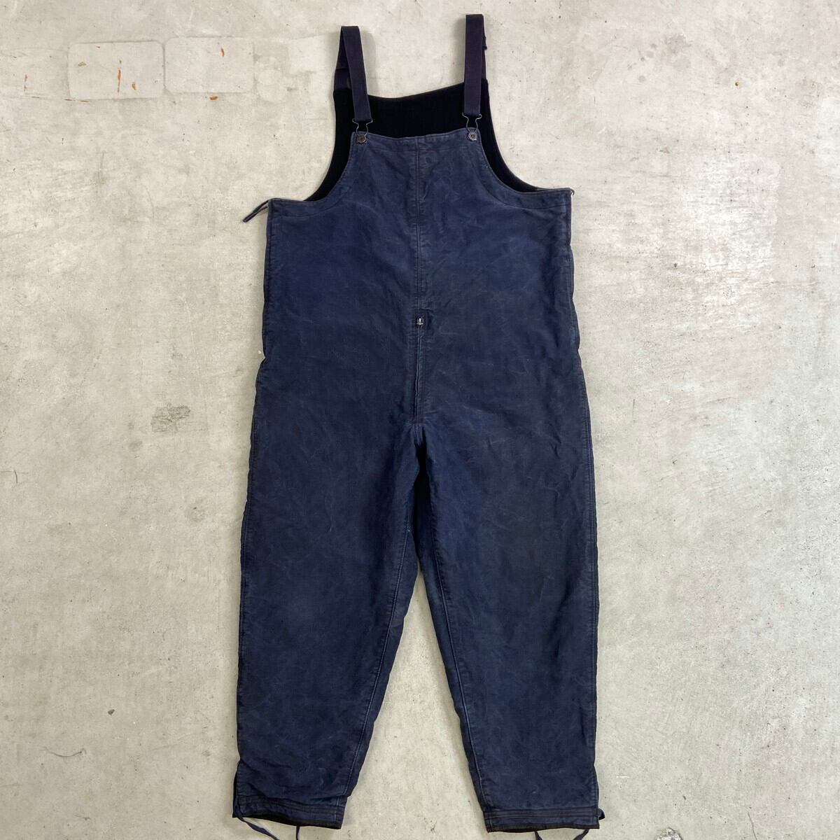 40年代 U.S.NAVY 米軍実品 N-1 前期型 デッキパンツ メンズW45相当