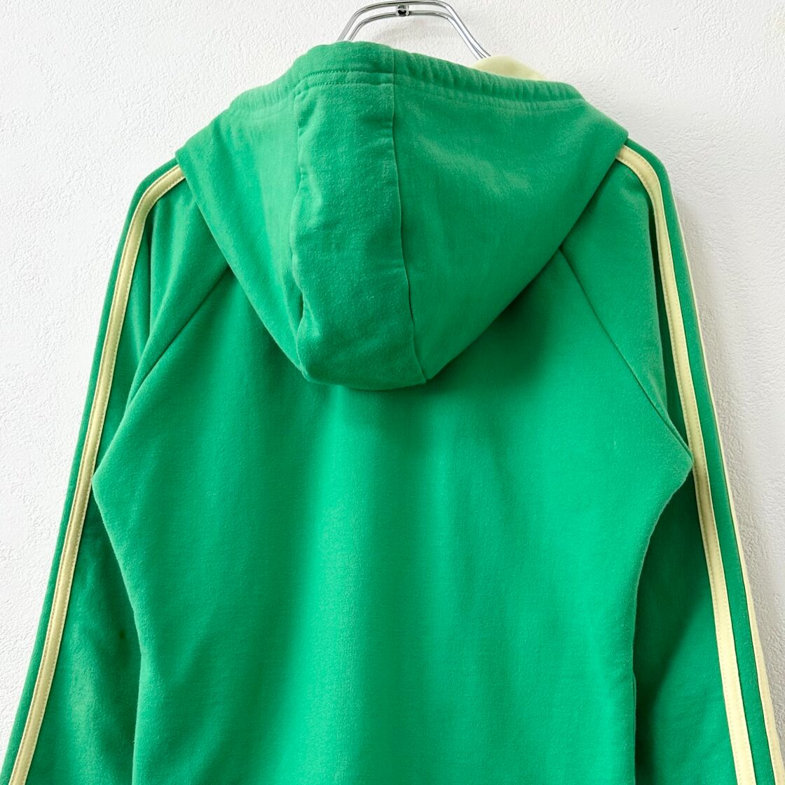 美品☆00s☆adidas/アディダス☆ジップパーカー☆薄手スウェット 