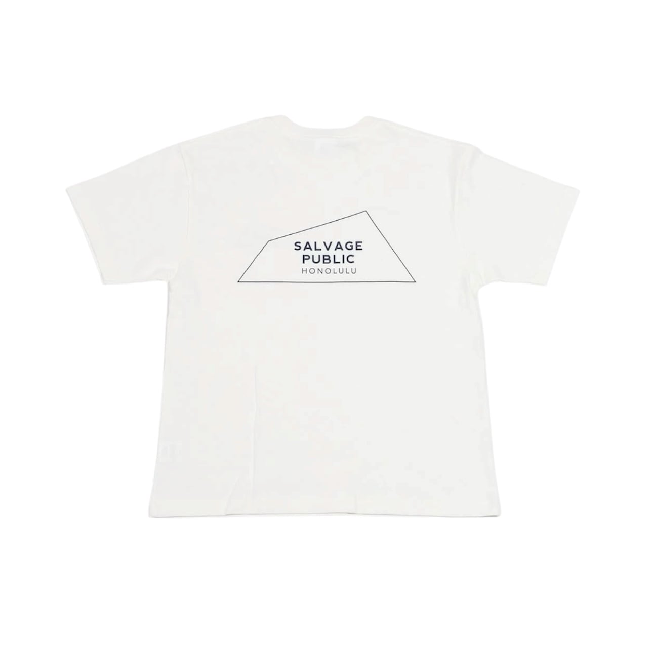 SALVAGE PUBLIC / "Logo out line" TEE / white