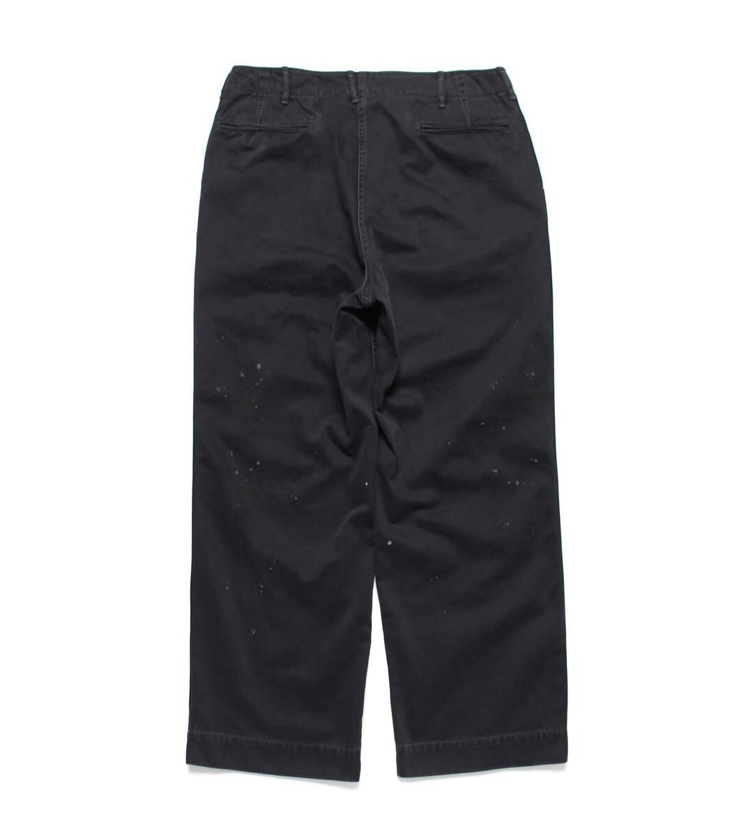 BOWWOW BLACK WORK TROUSERS AGED | BOW & ARROW WEB STORE