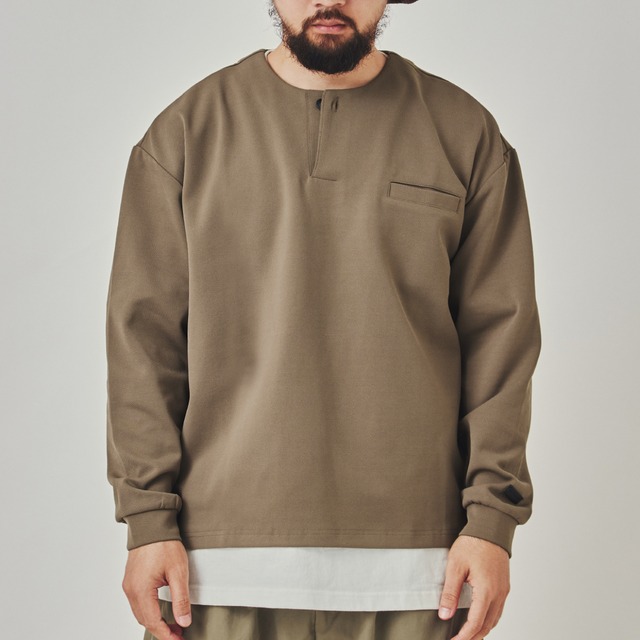 ハーフボタン ヘンリーネックプルオーバー「URBAN UTILITY」 A1976