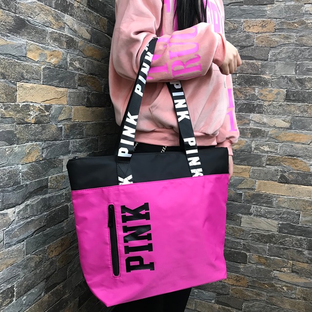 〜AVIRAPINK〜 PINKロゴ AVIRAPINKトートバッグ バックA4 ジムバック 通勤バッグ