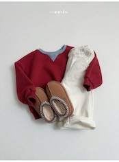 〖取寄〗韓国子供服 / 26winter / minirobe / ツートントレーナー / キッズ *S~XL*