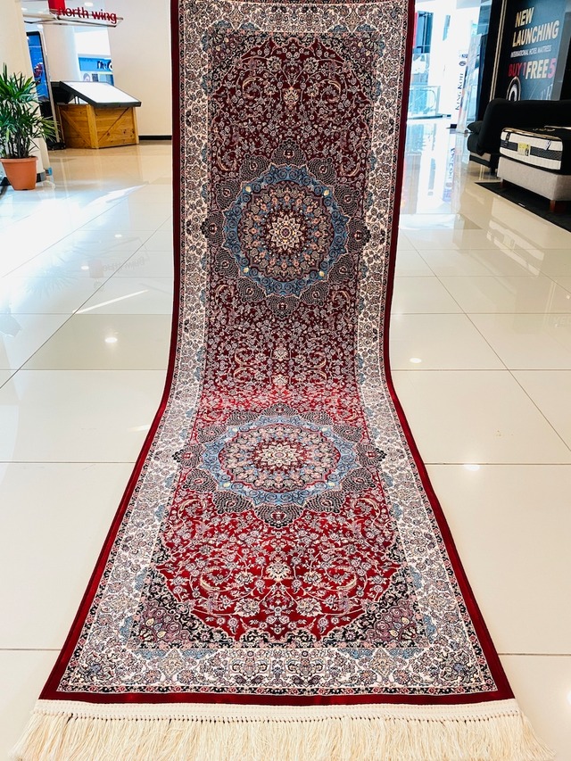 ペルシャ絨毯 81×260 新品未使用 カーペット ラグ Made in Iran 