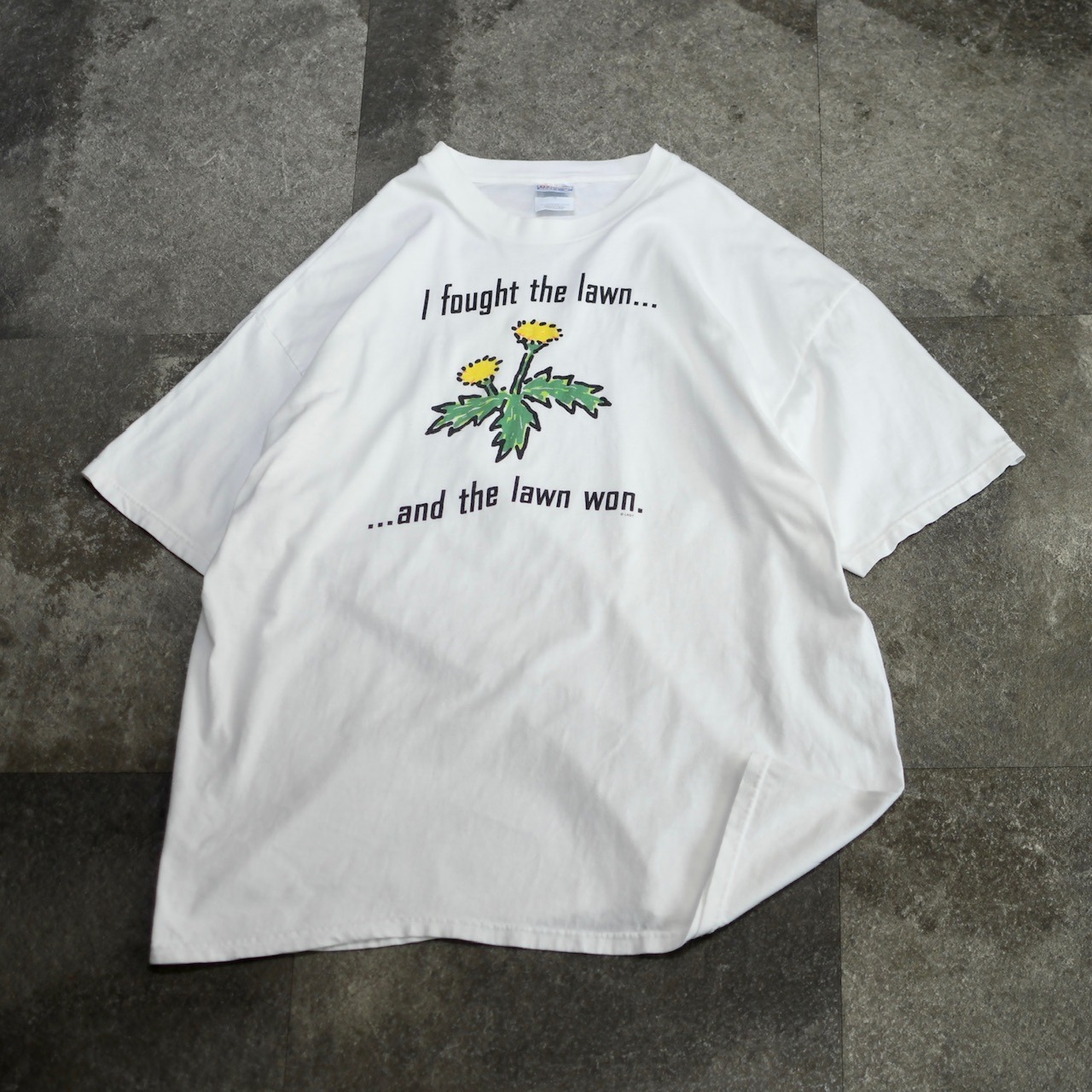 dandelion humor print tee