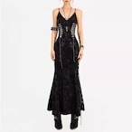 lace up design onepiece / l0220